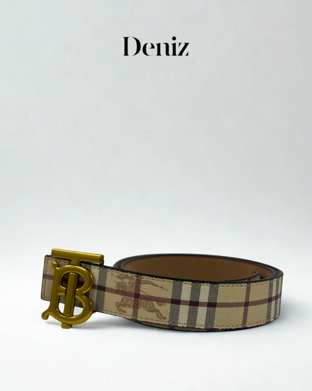 Ceinture Burberry Gold