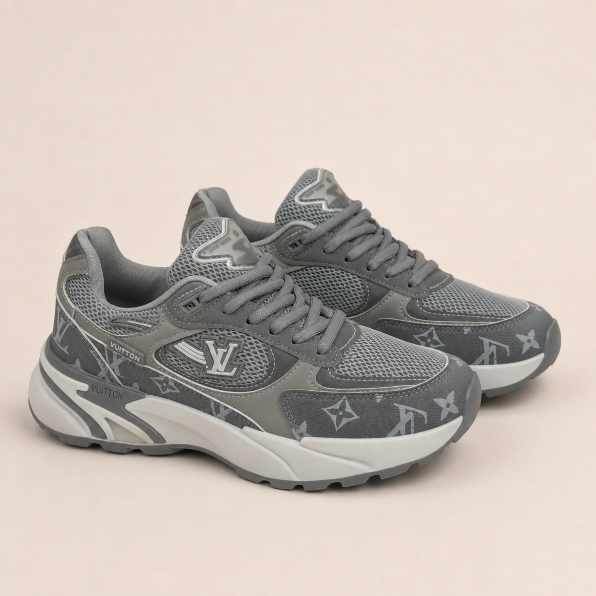 Sneakers Chunky Runner - Gris Anthracite