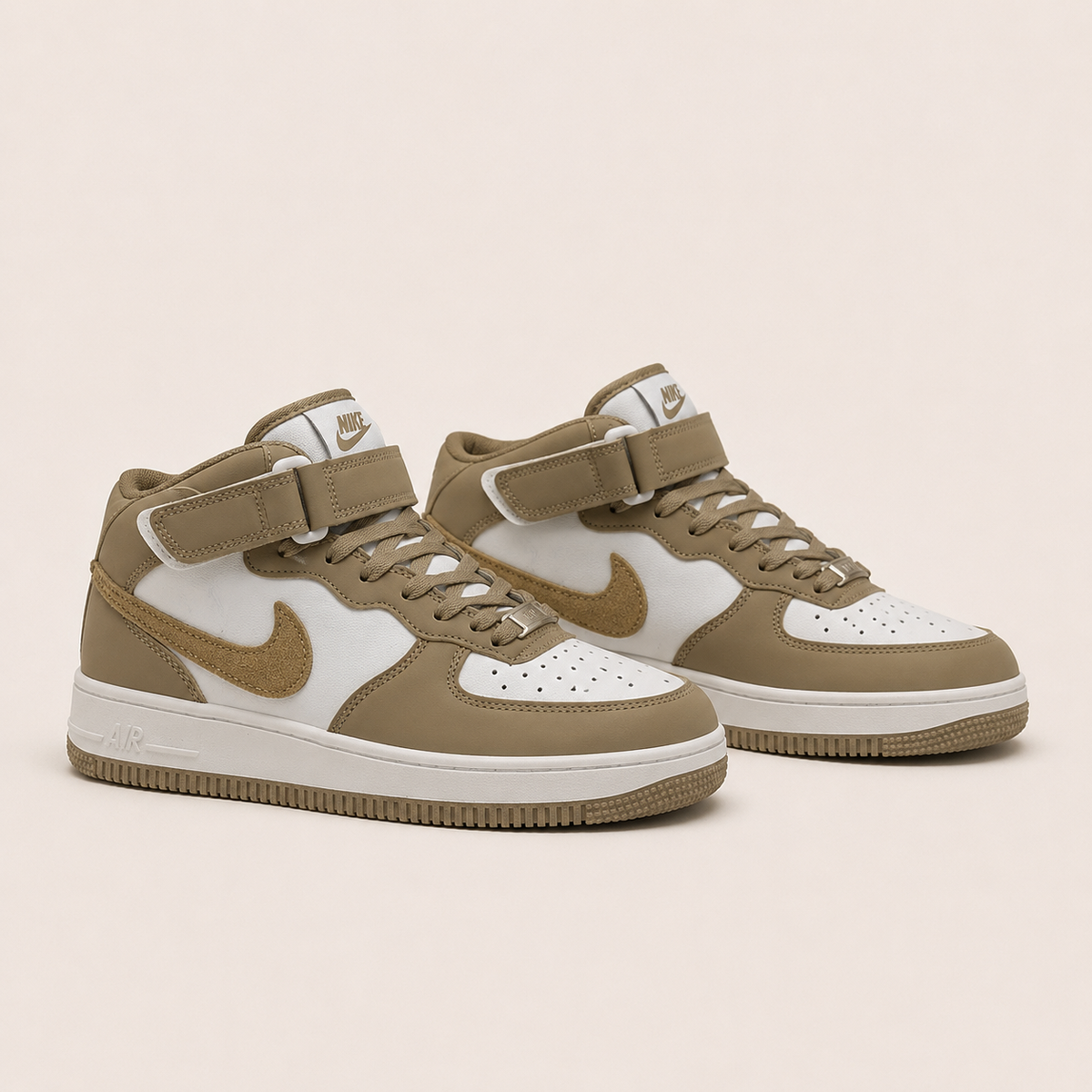 Urban Strap Low – Mocha & White