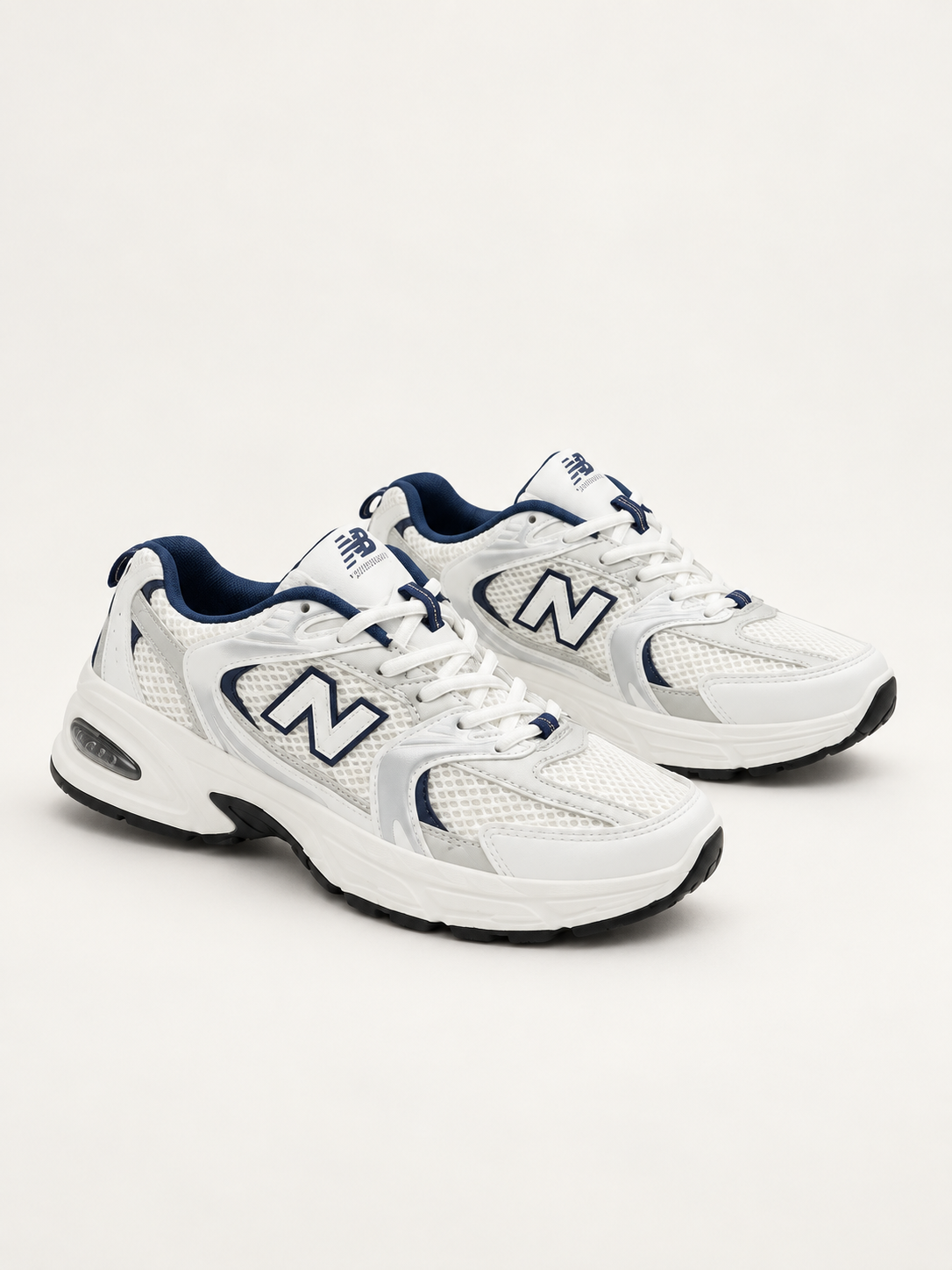 New Balance 530 White Navy Blue