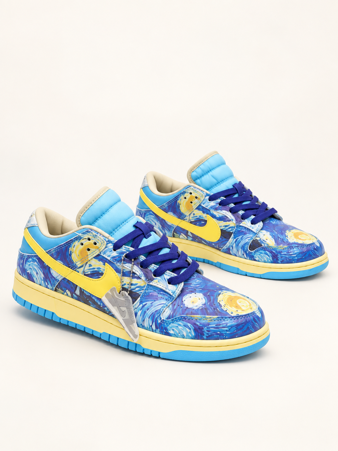 Starry Blue Retro Sneakers