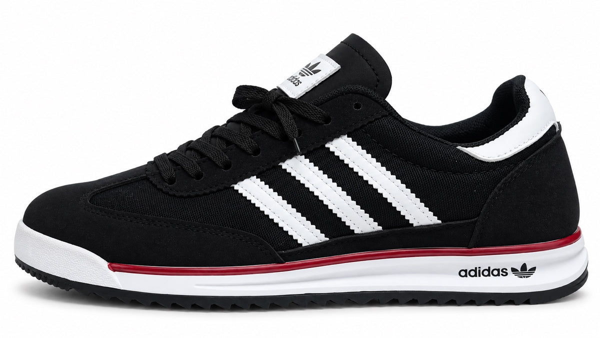 Adidas homme noir blanc et rouge