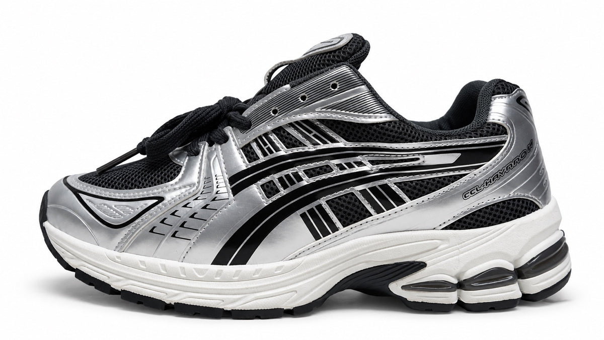ASICS Gel-Kayano 14 Homme – Argent & Noir