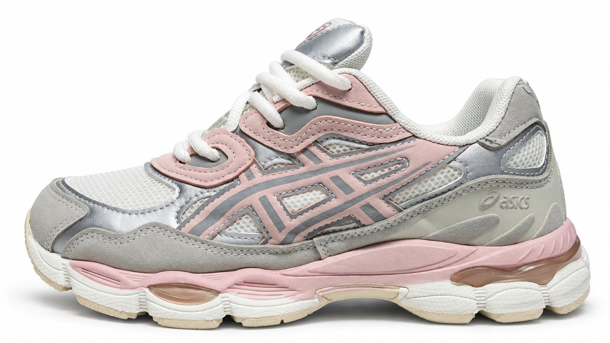ASICS Gel-NYC Femme argent et rose