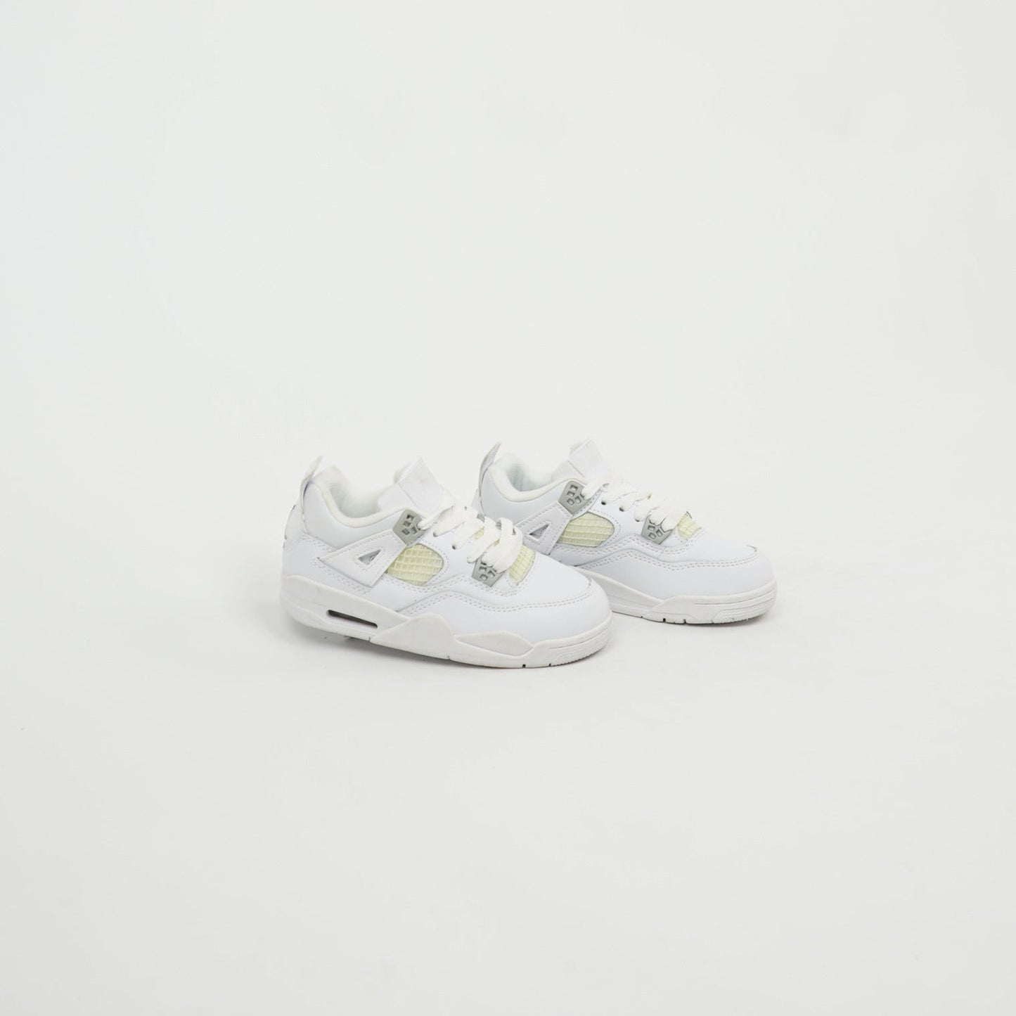 Kids Air Jordan 4 Pure Money Triple White t9iila