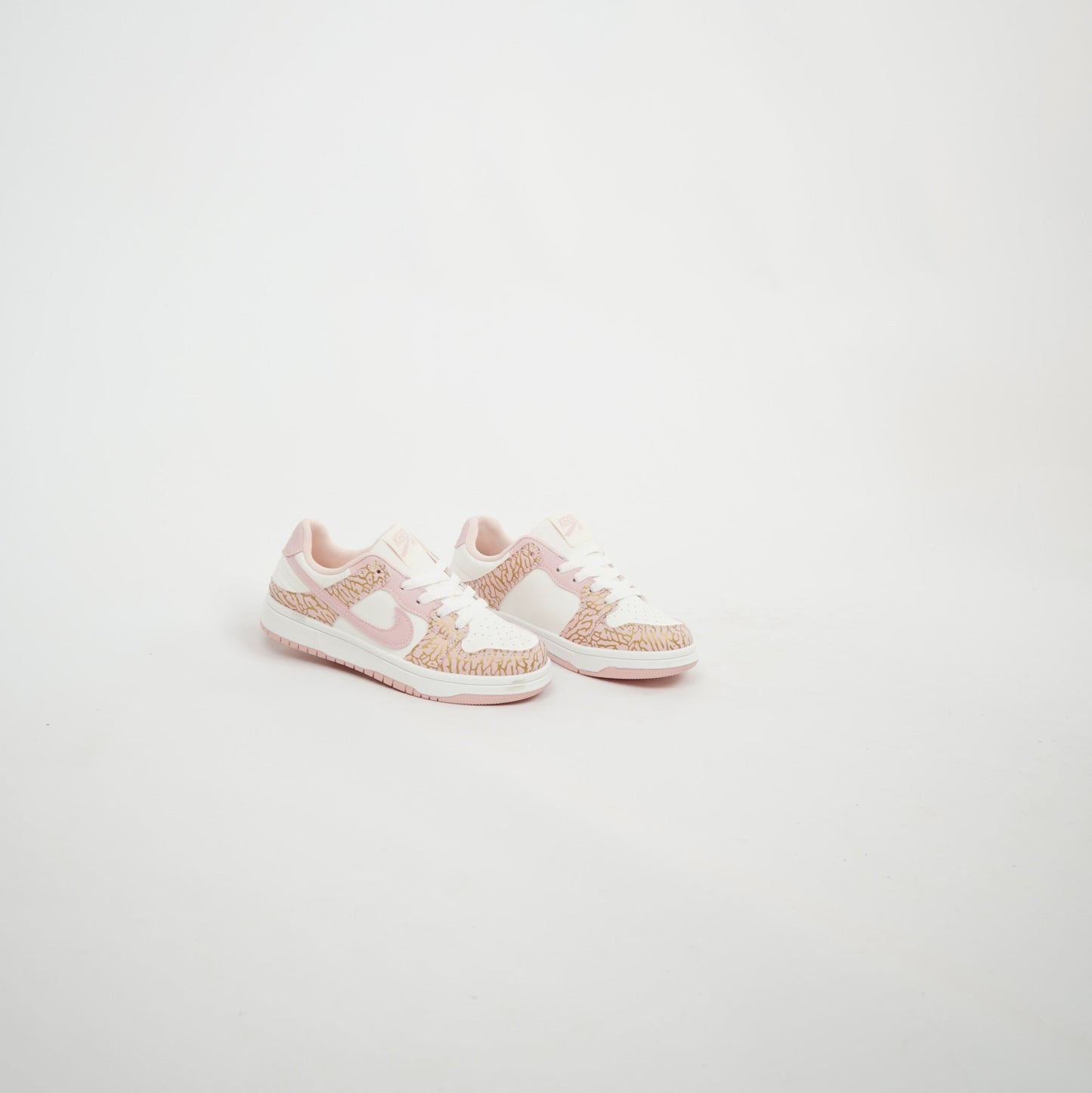 Nike Dunk Low - Blanc / Rose / Print Elephant