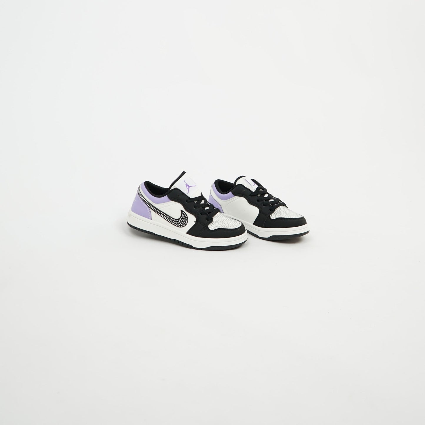 Air Jordan 1 Low - Lavande / Noir / Strass