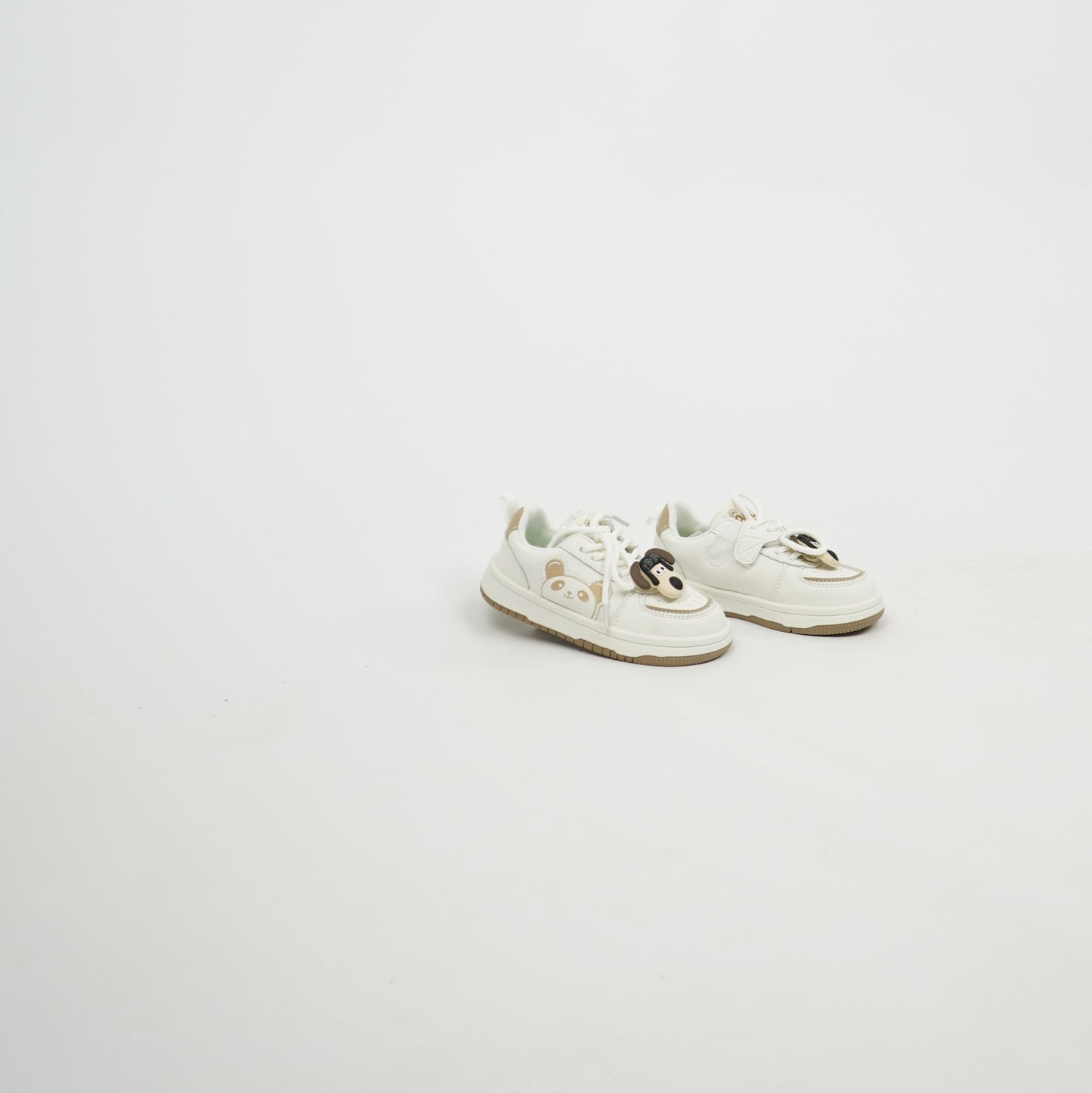 Kids Sneaker White/Cream Bear Character