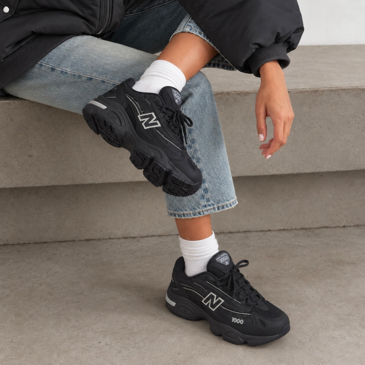 New Balance 1000 Noir femme Deniz tailles 36 à 40