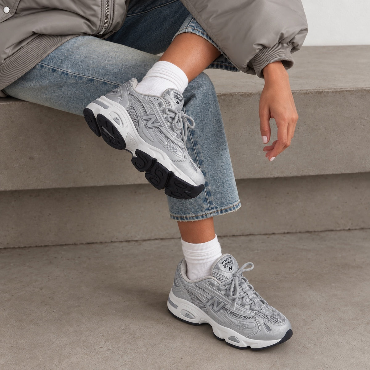 New Balance 1000 Silver femme Deniz tailles 36 à 40
