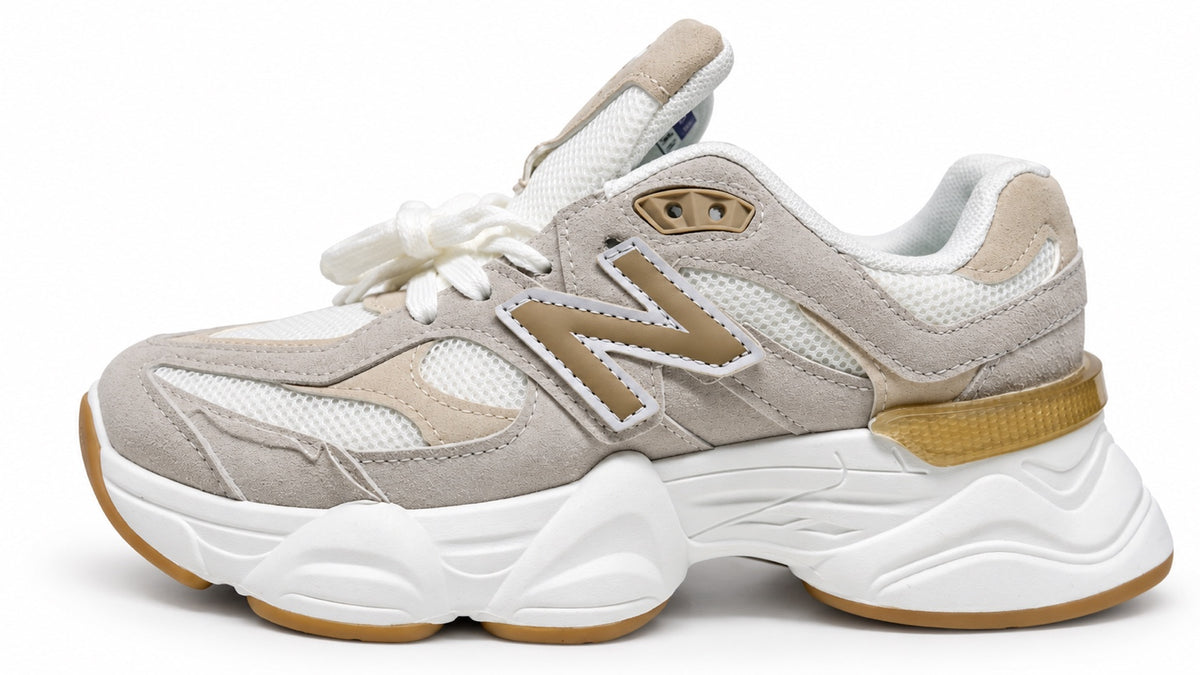 New Balance 9060 beige clair et doré femme - DENIZ