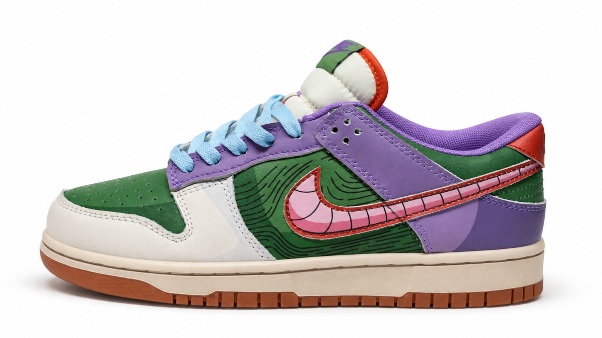 Nike Dunk Low Multicolore Vert & Violet