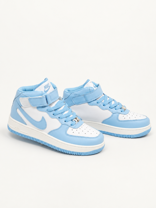 Sky Blue Urban Mid Sneakers 