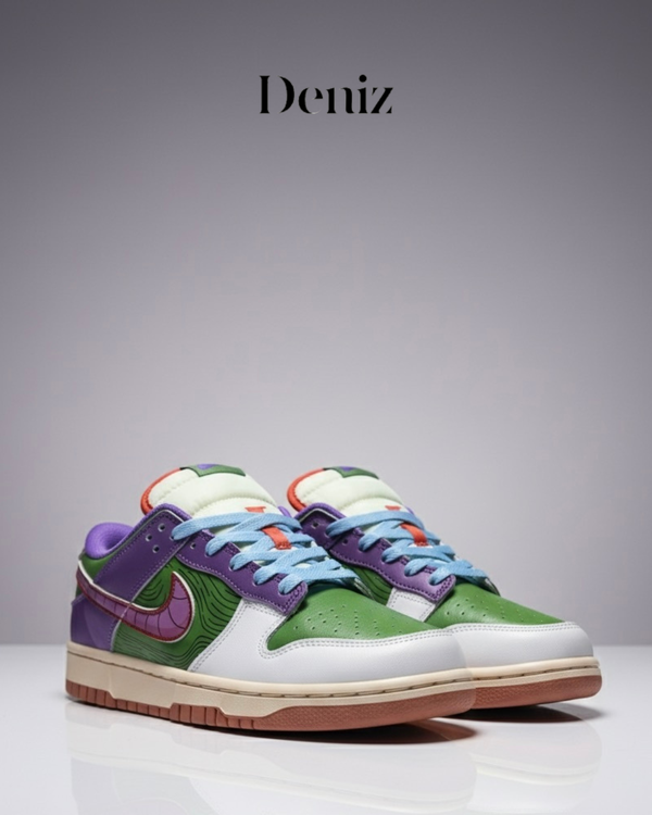 Nike Dunk Low "Purple/Green/Grey 