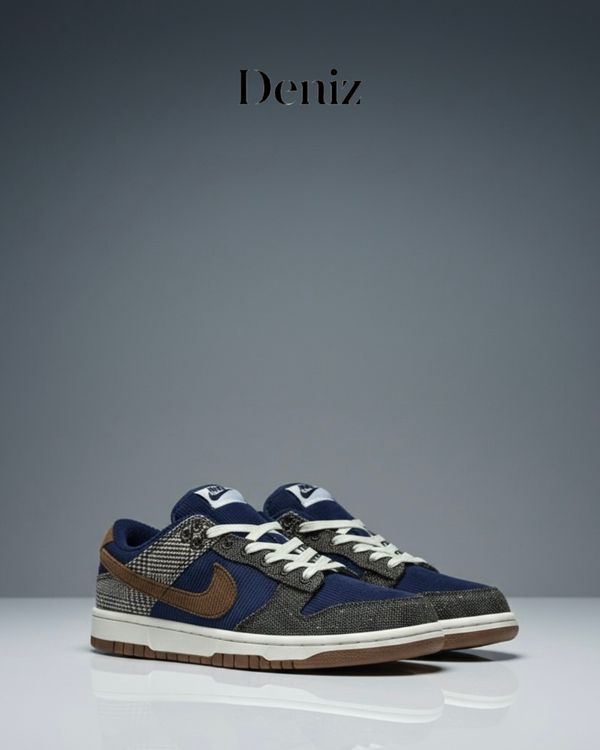Nike Dunk Low Tweed Midnight Navy Corduroy 