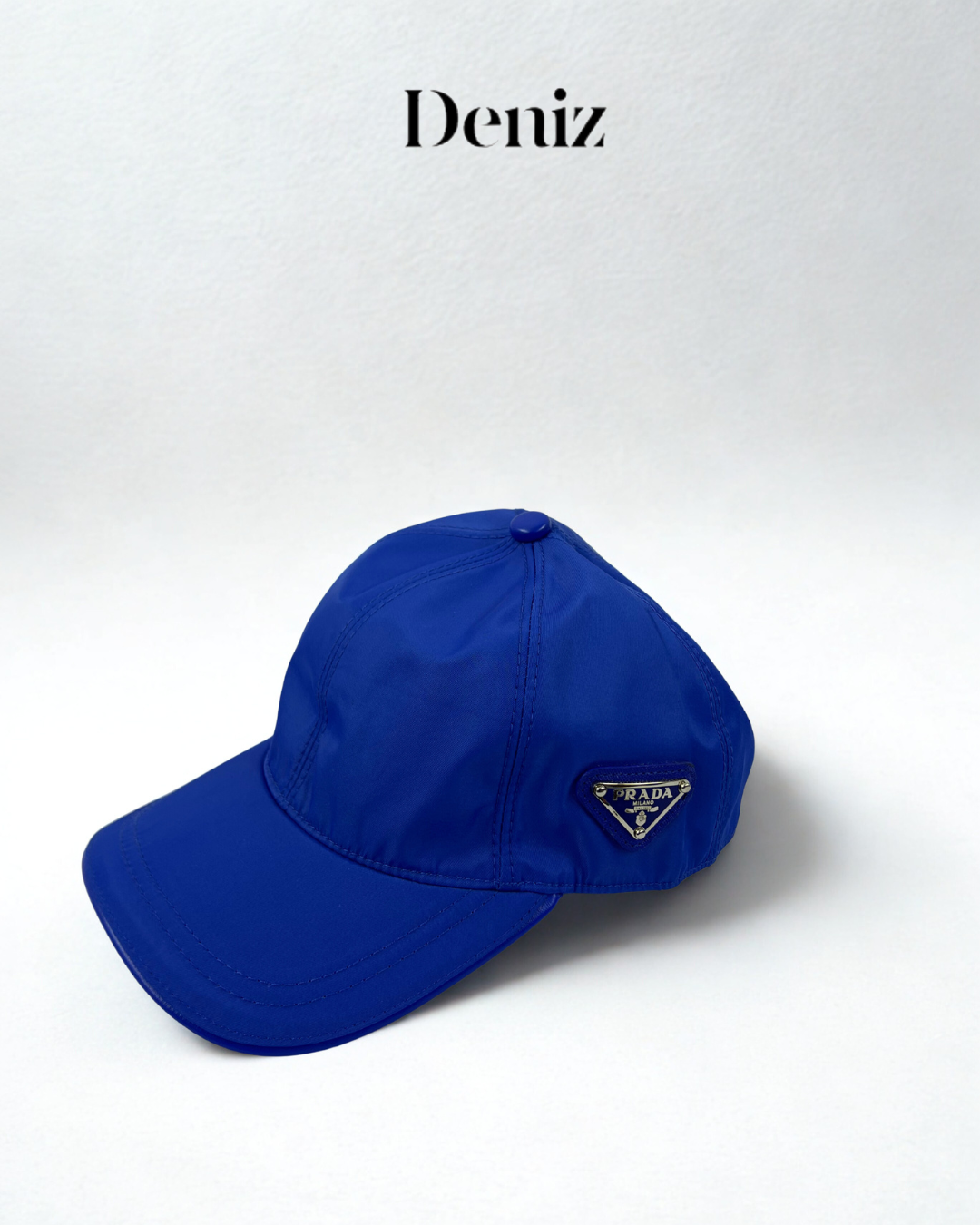 Prada Casquette Bleu 