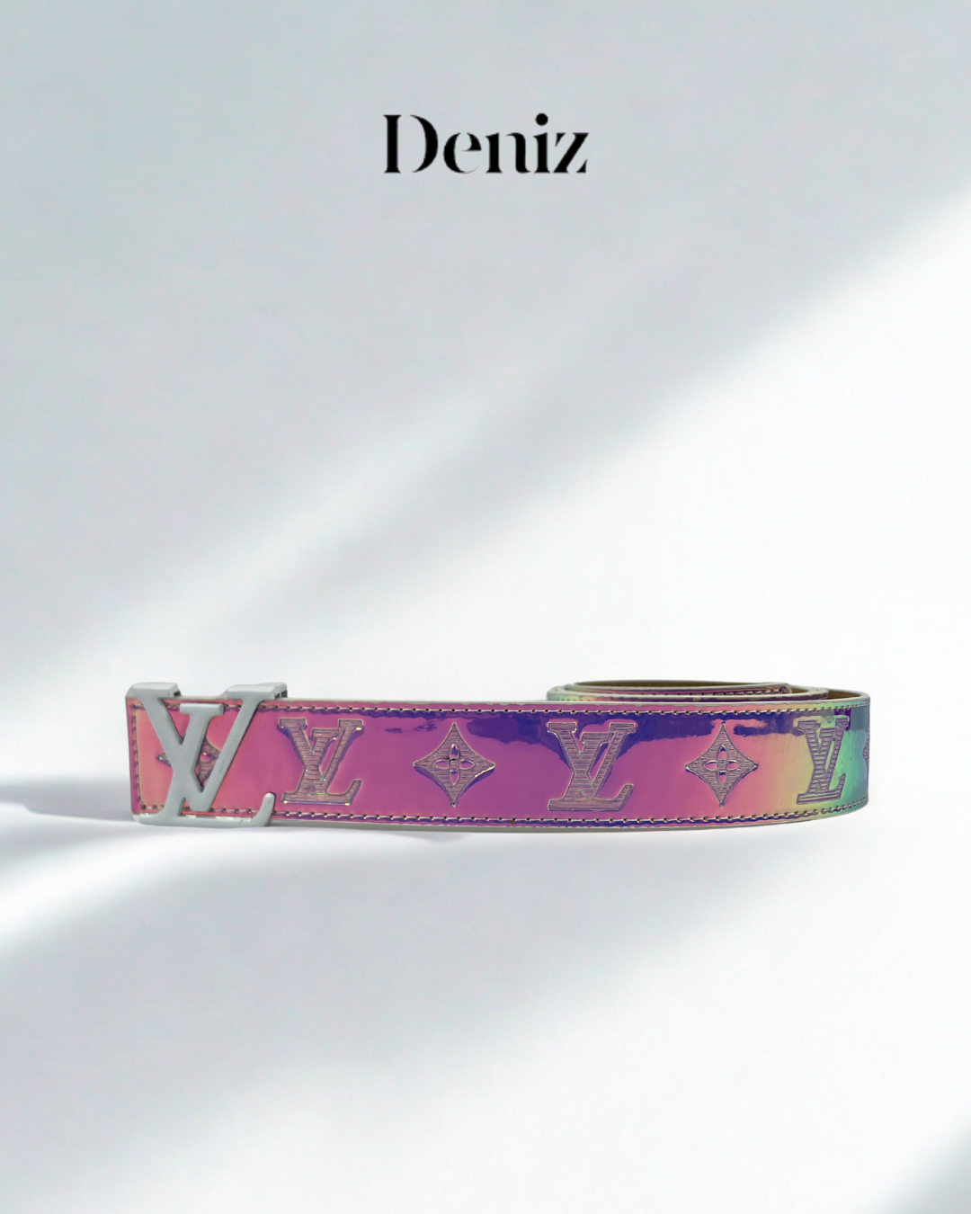 Ceinture Louis Vuitton LV Monogram Silver 