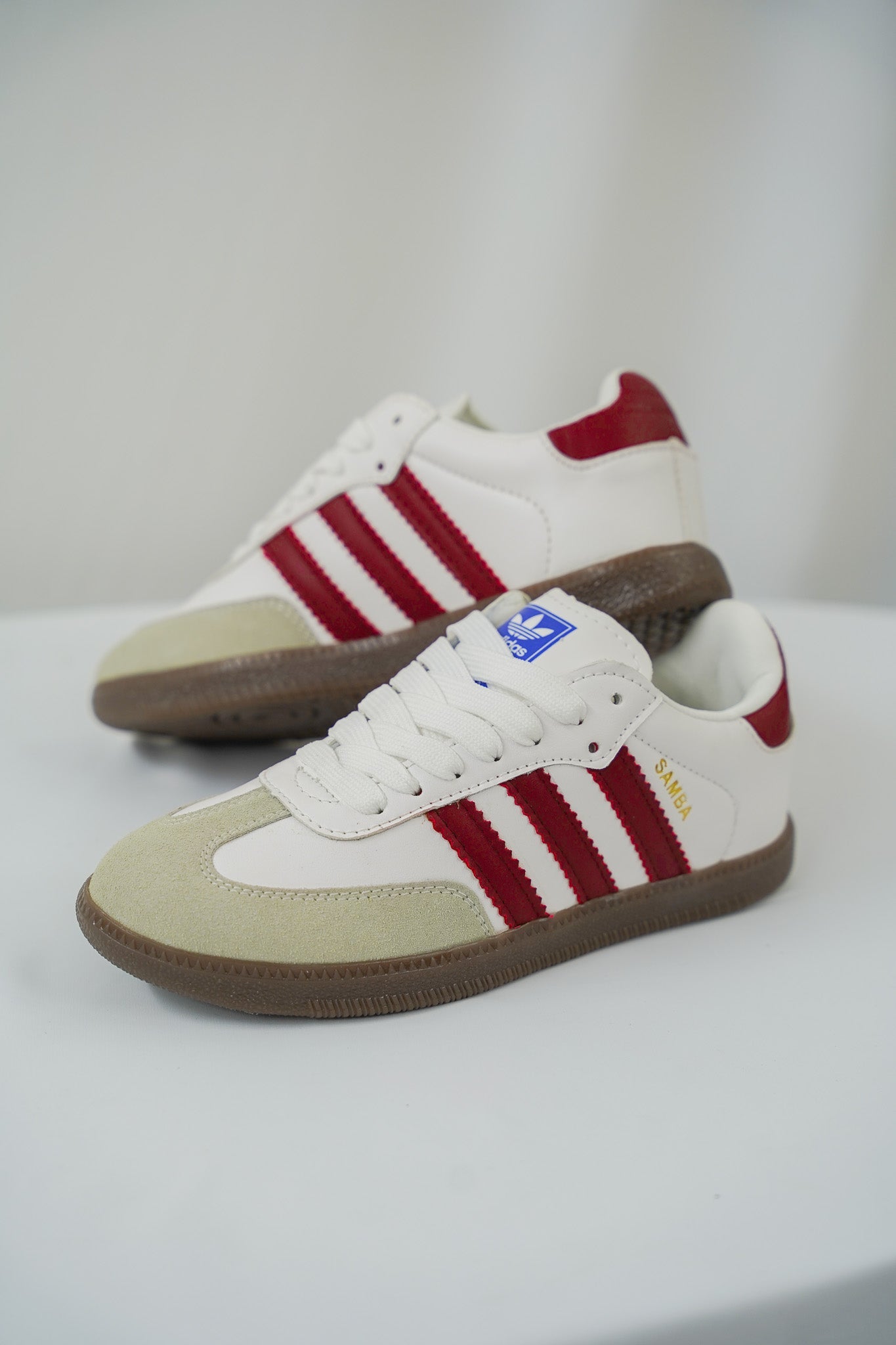 Adidas Samba Blanches Rouge 