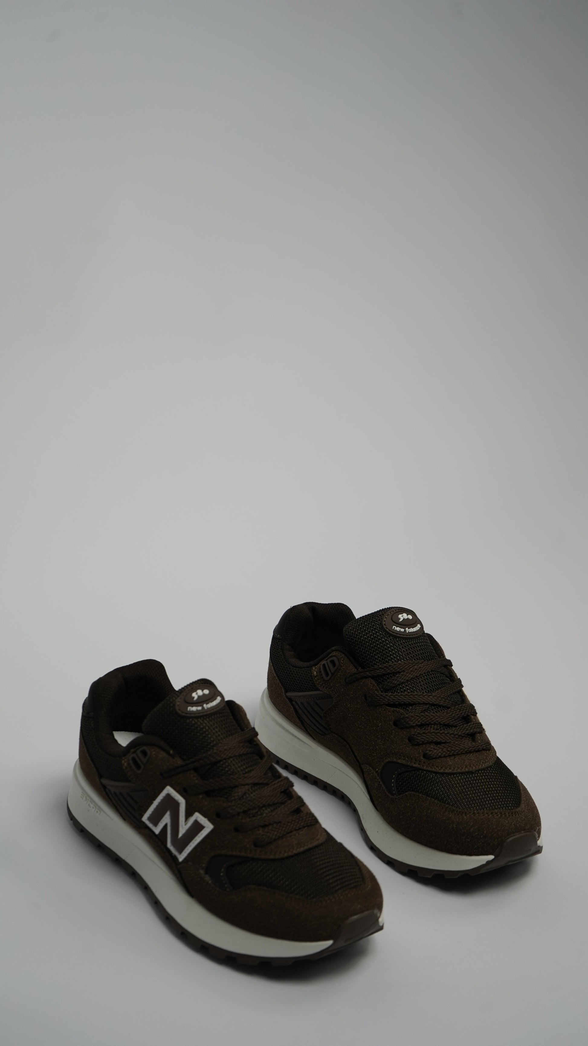 New Balance 500 White Brown 