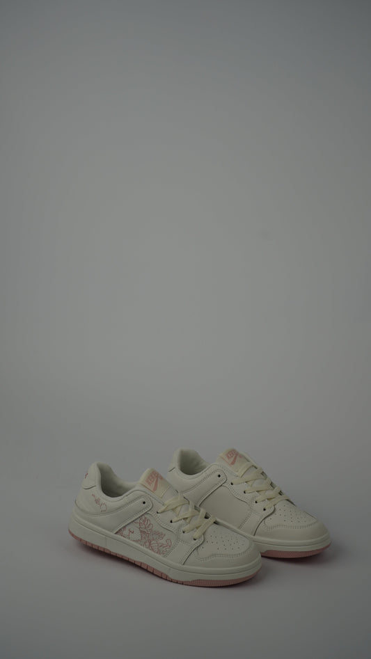 Chaussure Femme Flower Rose 