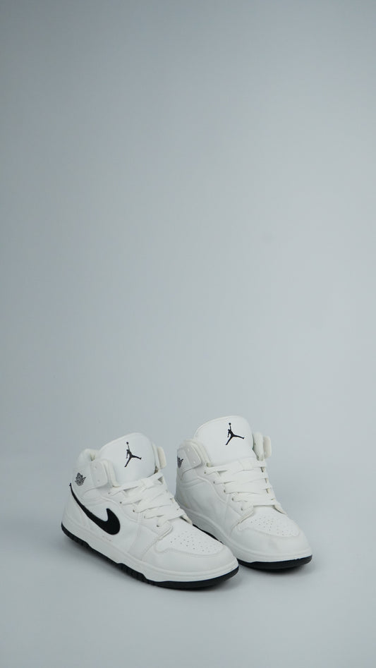 Air Jordan High White Black 