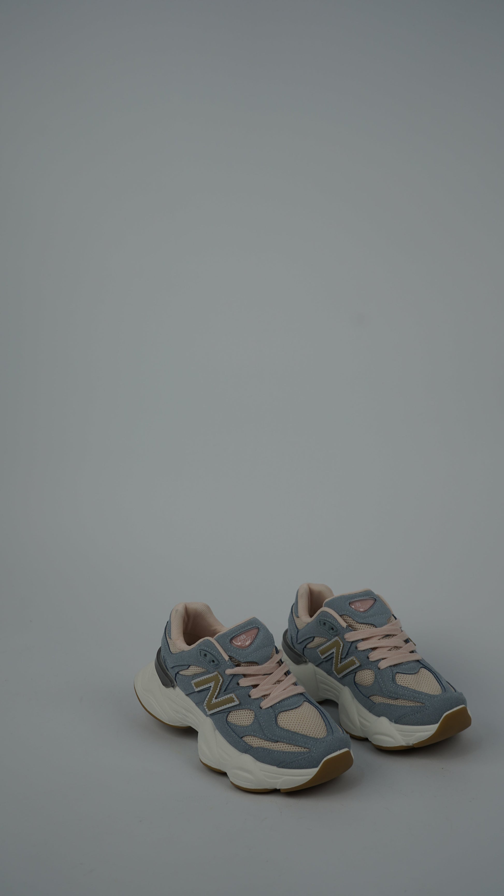 New Balance 9060 Full Noir Blue Rose 