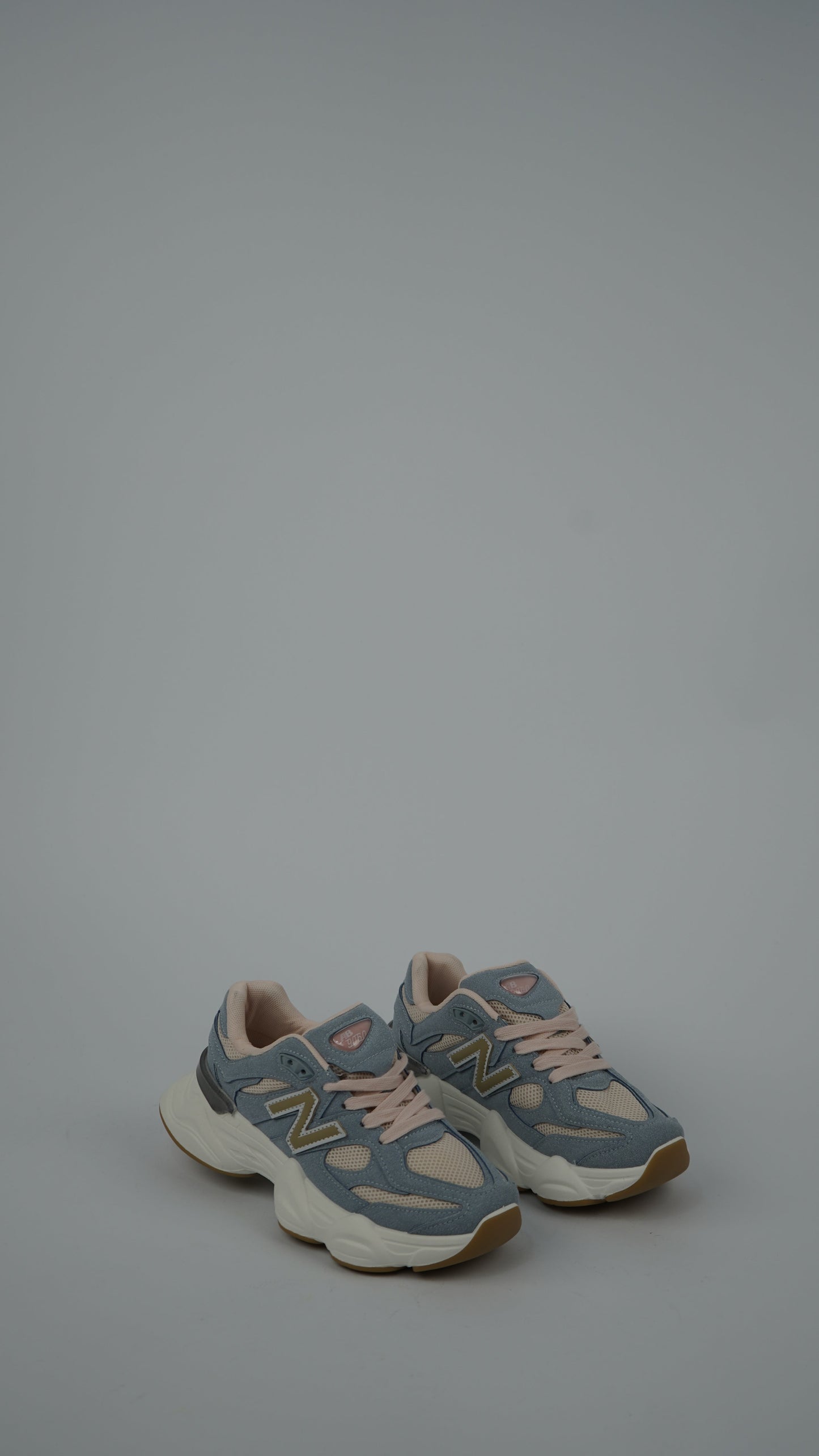 New Balance 9060 Full Noir Blue Rose 