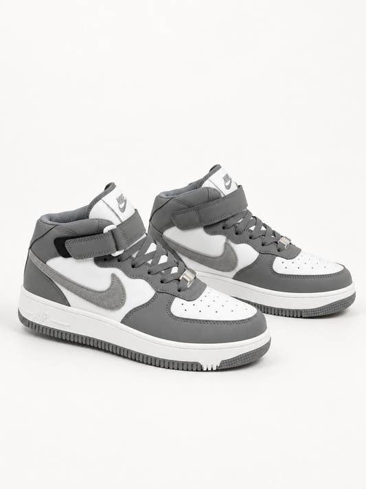 Steel Grey Urban Mid Sneakers 