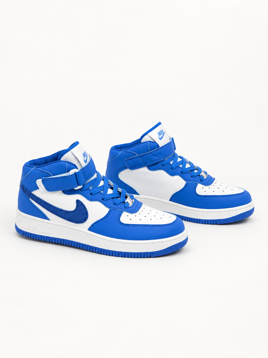 Royal Blue Urban Mid Sneakers 