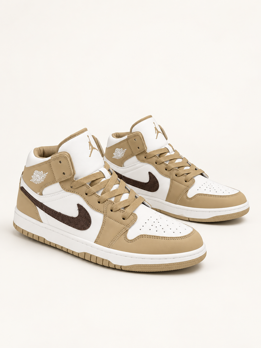 Sand High-Top Sneakers 