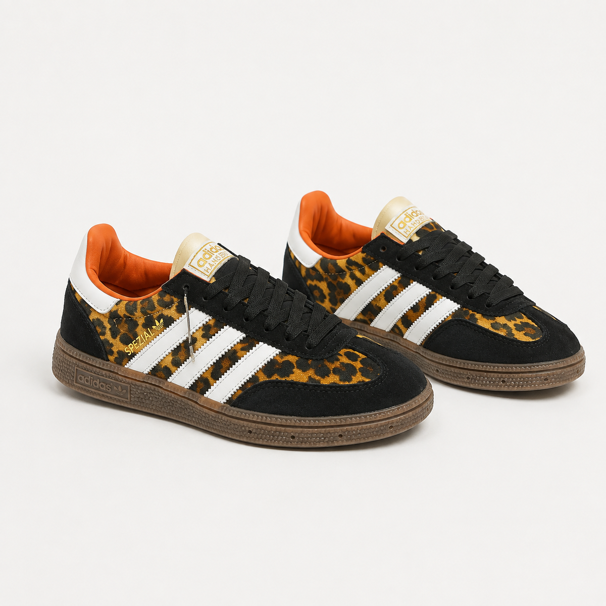 Adidas Handball Spezial Black/Leopard/Orange/Gum 