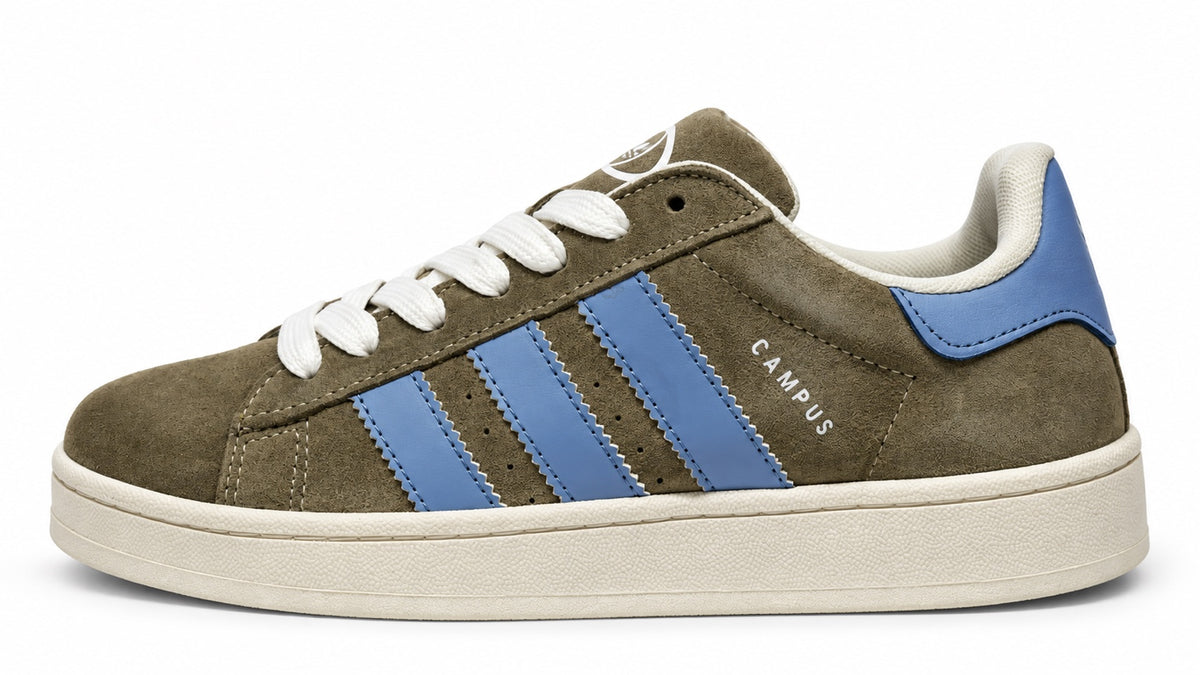 Adidas Campus Kaki et Bleu