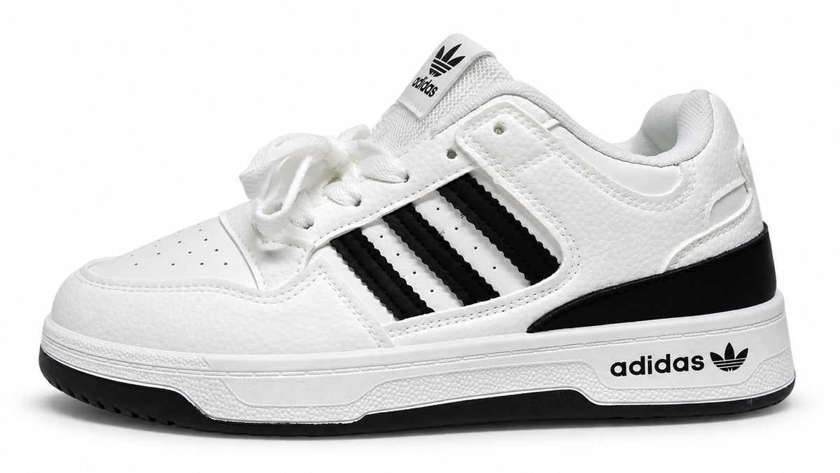 Adidas Forum Low homme blanche avec détails noirs