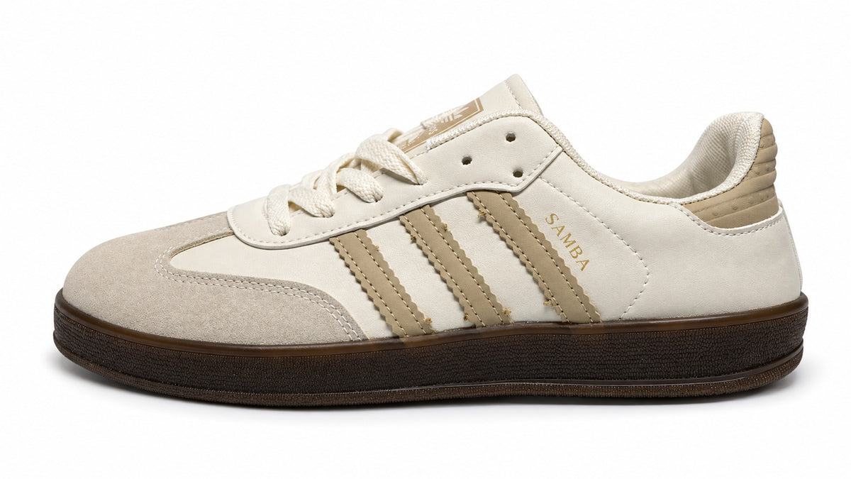Adidas Samba crème et beige avec semelle brune DENIZ