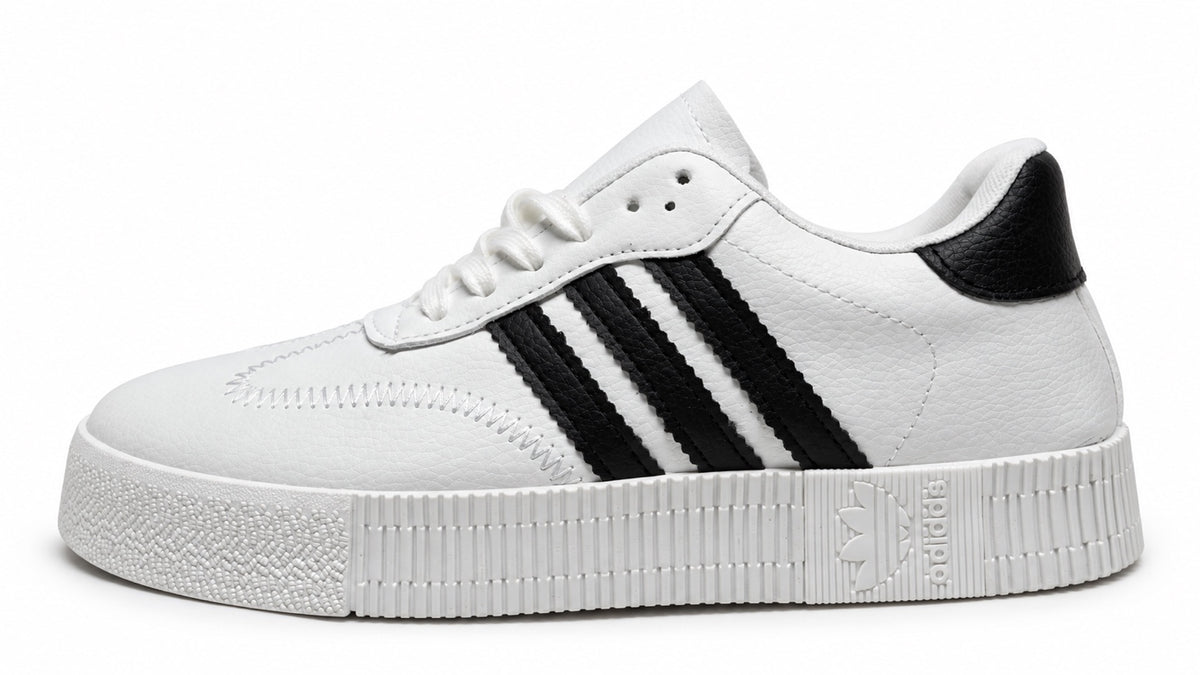 Adidas Samba plateforme blanc et noir DENIZ