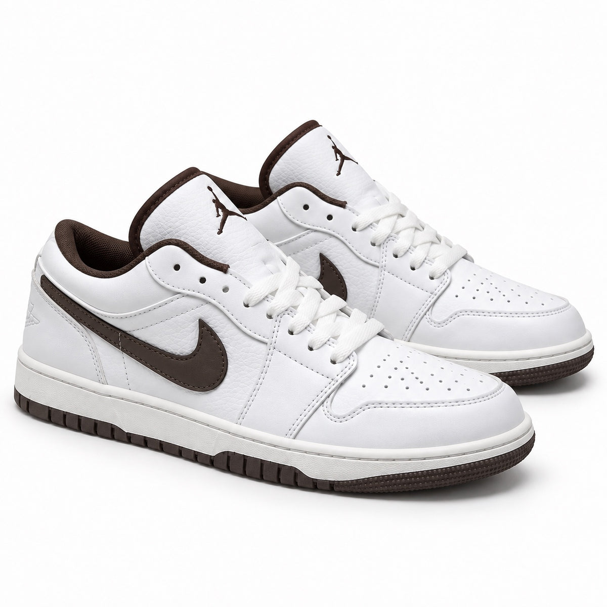 Air Jordan 1 Low Blanc Marron homme Deniz tailles 40 à 44