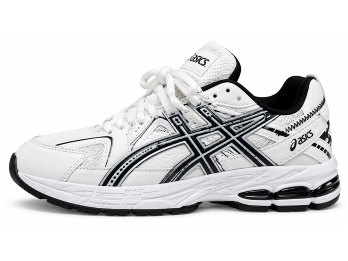 ASICS sneakers homme blanc et noir