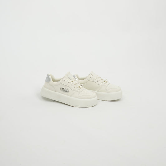 Ondo Platform Sneaker White/Silver 