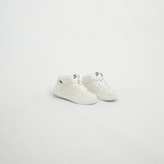 Air Jordan 1 Mid - Triple Blanc 