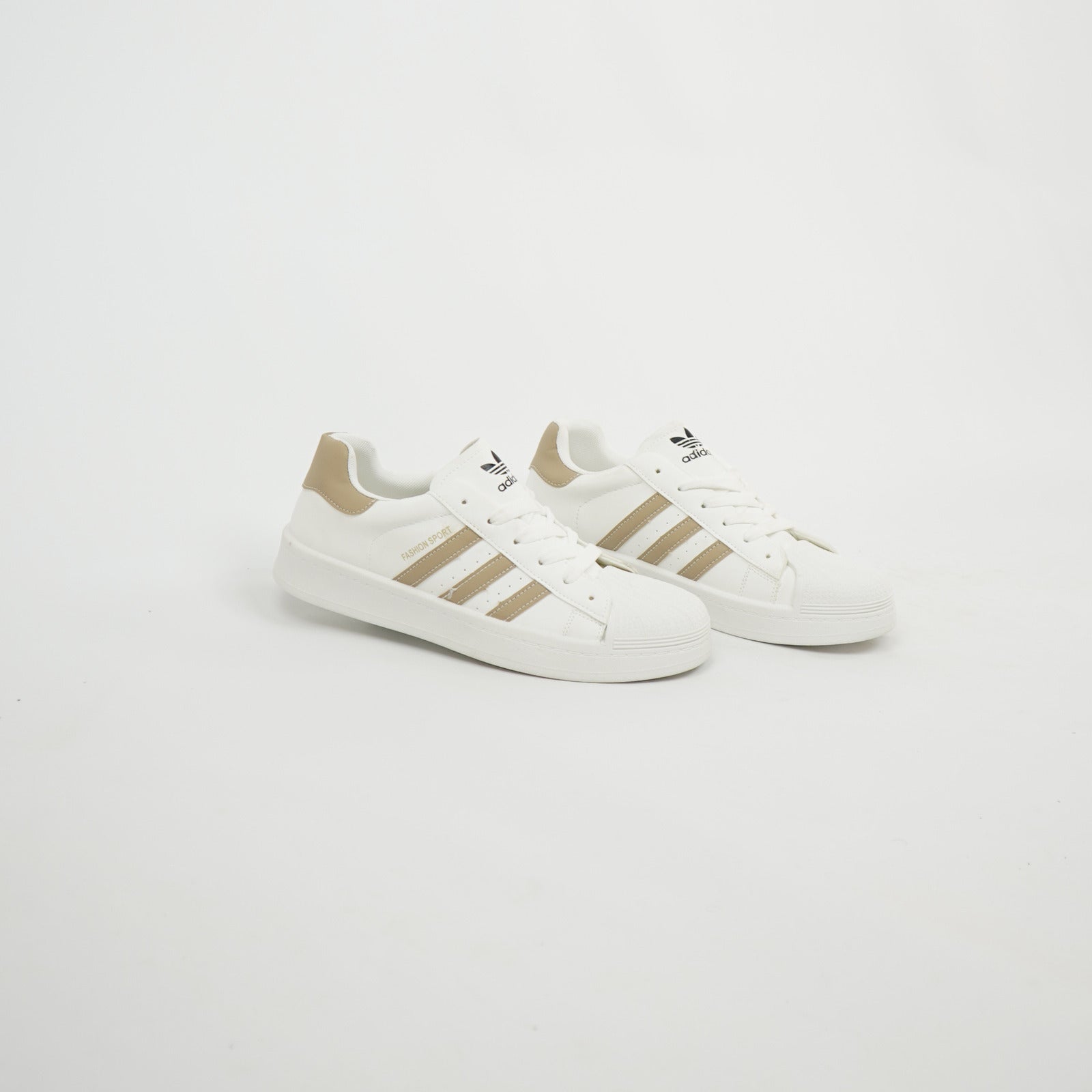 Adidas Superstar - Blanc / Beige 
