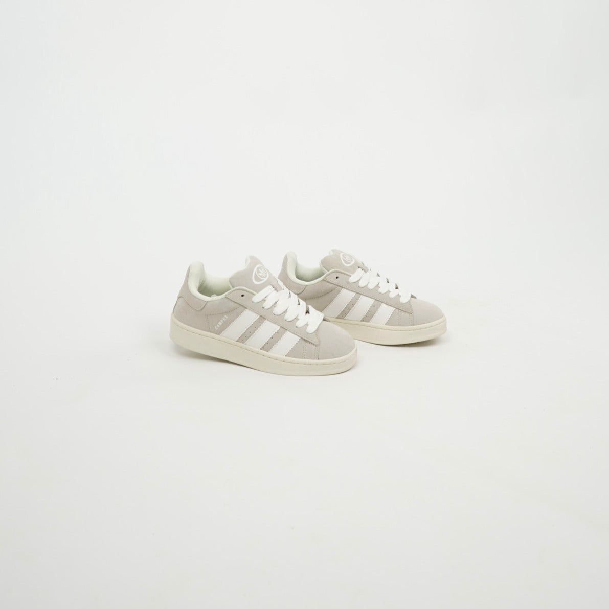 Adidas Campus Light Grey/White/Cream 