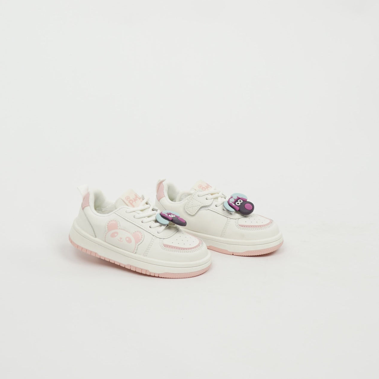 Kids Sneaker White/Pink Star Character 