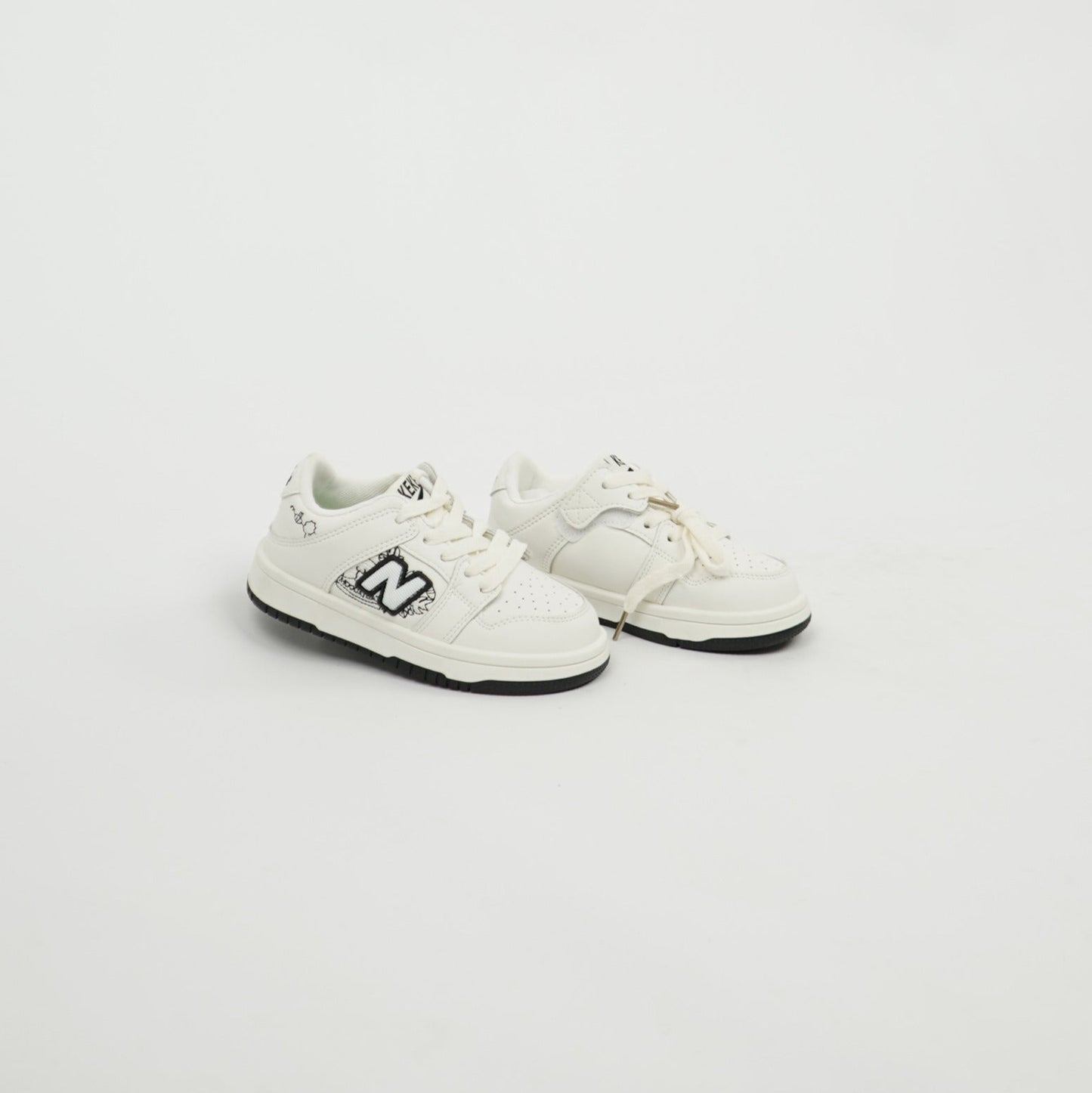 Kids New Balance 480 White/Black 