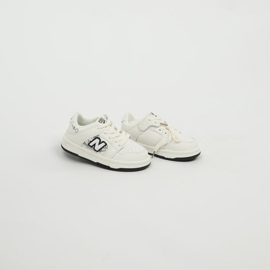 Kids New Balance 480 White/Black 