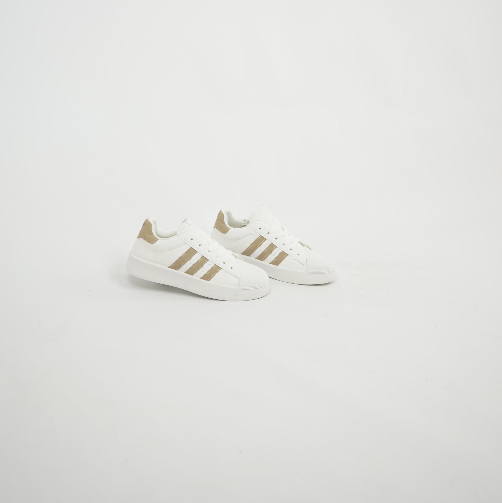 Adidas - Blanc / Kaki 