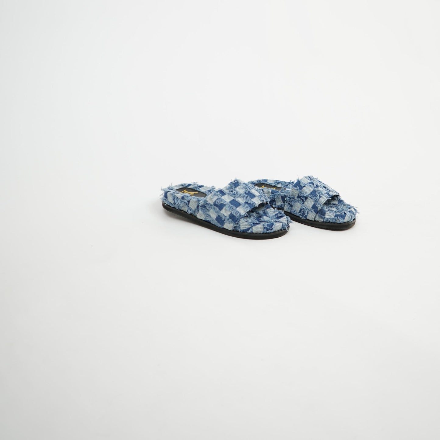 Louis Vuitton Damier Denim Slide – Blue 