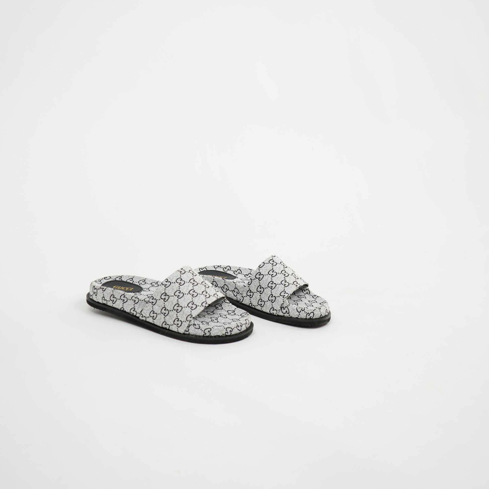 Gucci GG Crossover Slide – White/Black 