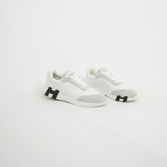 Hermès Trail Sneaker – White/Black 