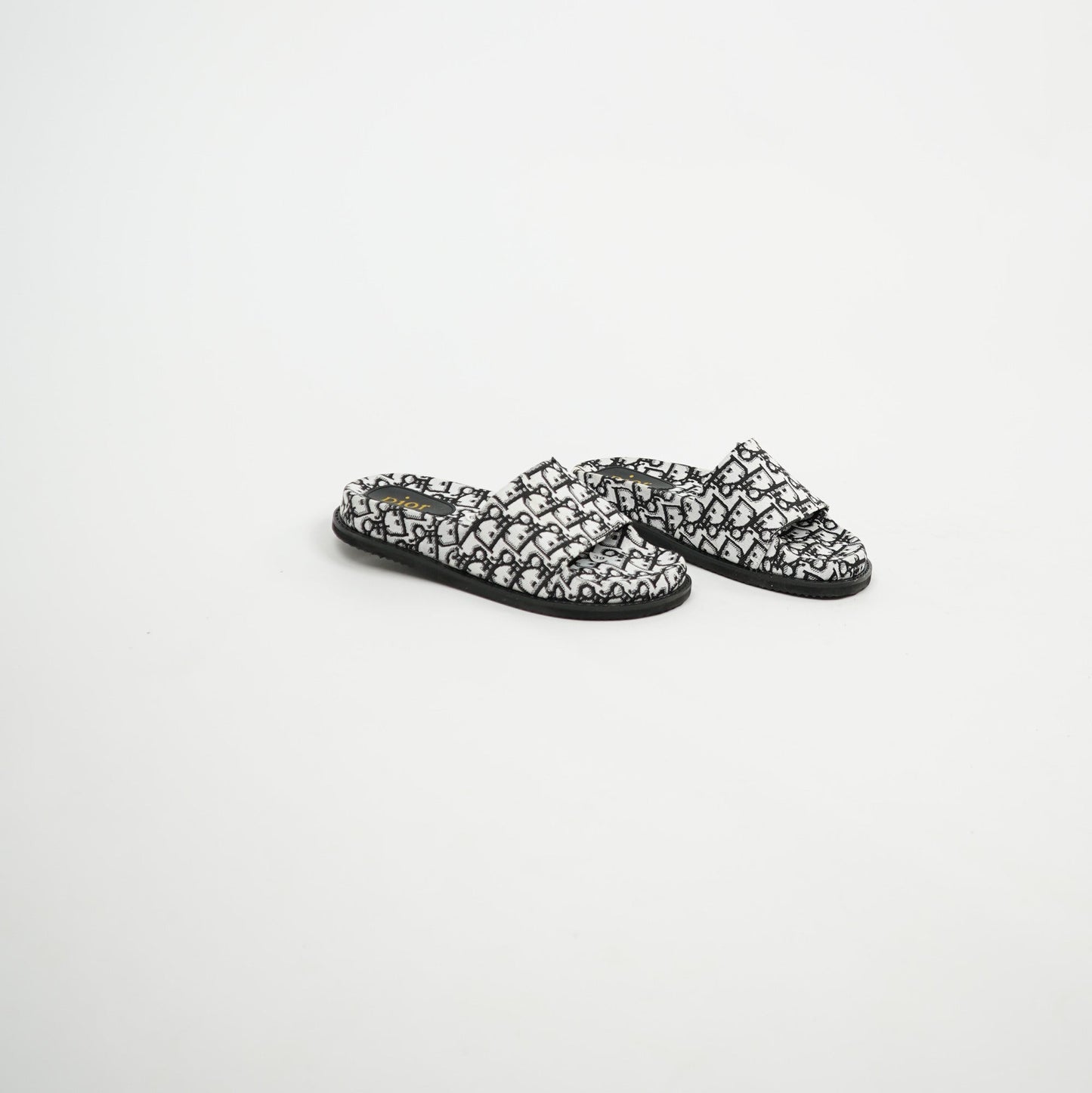 Dior Oblique Slide – White/Black 