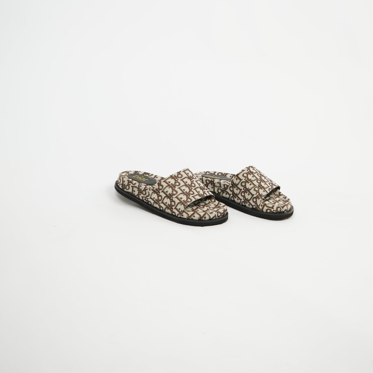 Dior Oblique Slide – Beige/Brown 